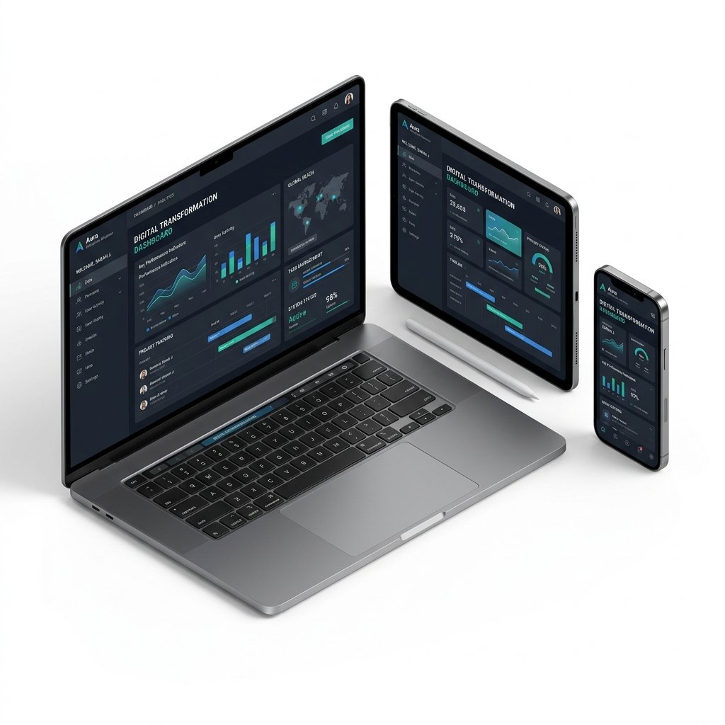 Digital Solutions Mockup on Multiple Devices